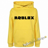 ROBLOX - Logo Symbol White - žltá detská mikina