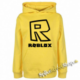 ROBLOX - Symbol & Znak - žltá detská mikina