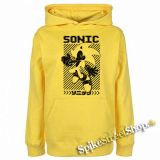 SONIC THE HEDGEHOG - Ježko Sonic - žltá detská mikina