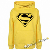 SUPERMAN - Logo - žltá detská mikina