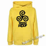 TEEN WOLF - Logo & Crest - žltá detská mikina