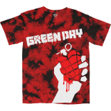 GREEN DAY - American Idiot - červené pánske tričko