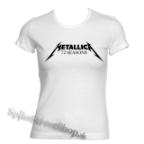 METALLICA - 72 Seasons Logo Black - biele dámske tričko