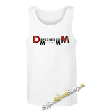 DEPECHE MODE - Memento Mori Logo Crest - Mens Vest Tank Top - biele