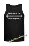DEPECHE MODE - Enjoy The Silence - Mens Vest Tank Top - čierne