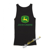 JOHN DEERE - Logo Yellow Green - Mens Vest Tank Top - čierne
