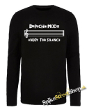 DEPECHE MODE - Enjoy The Silence - čierne pánske tričko s dlhými rukávmi