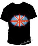 PUNK & ZICHERKA na U.K. zástave - pánske tričko