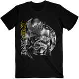 IRON MAIDEN - The Future Past Tour '23 Greyscale - čierne pánske tričko