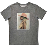 LADY GAGA - Pink Hat - sivé pánske tričko