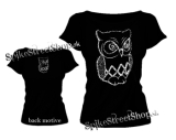 OWL - Painted Owl - dámske tričko