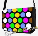 Retro taška FLOWER EVOLUTION - Colour Dots Street Bag