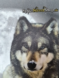 WOLF COLLECTION - Vlk samotár - chrbtová nášivka