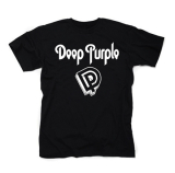DEEP PURPLE - Logo Crest - čierne detské tričko