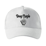 DEEP PURPLE - Logo Crest - biela šiltovka (-30%=AKCIA)