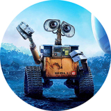WALL-E - Motive 1 - okrúhla podložka pod pohár