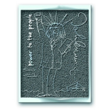 JOHN LENNON - Power To The People - kovový odznak