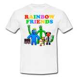 RAINBOW FRIENDS - Motive 2 - biele detské tričko