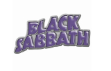 BLACK SABBATH - Purple Logo - kovový odznak