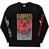 BARONESS - Skull Tour - čierne pánske tričko s dlhými rukávmi
