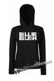 BILLIE EILISH - Logo Bold - čierna dámska mikina