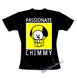 BT21 - Passionate Chimmy - čierne dámske tričko