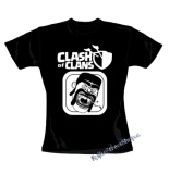 CLASH OF CLANS - Hungry Barbarian - čierne dámske tričko