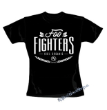 FOO FIGHTERS - 100 % Organic - čierne dámske tričko