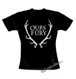 GAME OF THRONES - OURS IS THE FURY - Logo - čierne dámske tričko