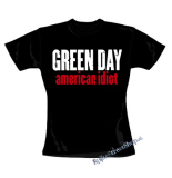GREEN DAY - American Slogan - čierne dámske tričko