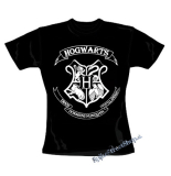 HARRY POTTER - Hogwarts Crest - čierne dámske tričko