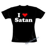 I LOVE SATAN - čierne dámske tričko