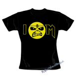 IRON MAIDEN - I Love Iron Maiden Yellow Eddie - čierne dámske tričko