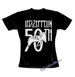 LED ZEPPELIN - Anniversary 50th - čierne dámske tričko