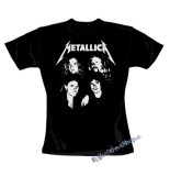 METALLICA - Band Justice Time - čierne dámske tričko