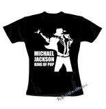 MICHAEL JACKSON - King Of Pop Motive 2 - čierne dámske tričko