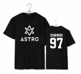 ASTRO - EUNWOO 97 - čierne detské tričko