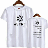 ASTRO - Logo & Names - biele detské tričko