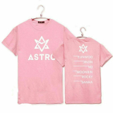 ASTRO - Logo & Names - ružové detské tričko