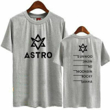 ASTRO - Logo & Names - sivé detské tričko