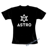 ASTRO - Logo K-pop Band - čierne dámske tričko