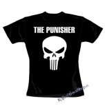 PUNISHER - Lebka & Logo - čierne dámske tričko