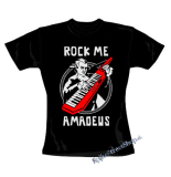 ROCK ME AMADEUS - čierne dámske tričko