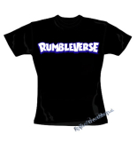 RUMBLEVERSE - Logo - čierne dámske tričko