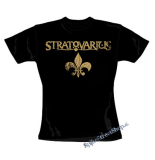 STRATOVARIUS - Gold Logo - čierne dámske tričko