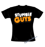 STUMBLE GUYS - Logo - čierne dámske tričko