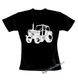 ZETOR - Traktor - čierne dámske tričko