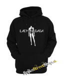 LADY GAGA - Logo - čierna detská mikina