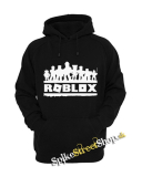 ROBLOX - Logo Skins - čierna detská mikina