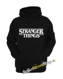 STRANGER THINGS - Logo - čierna detská mikina